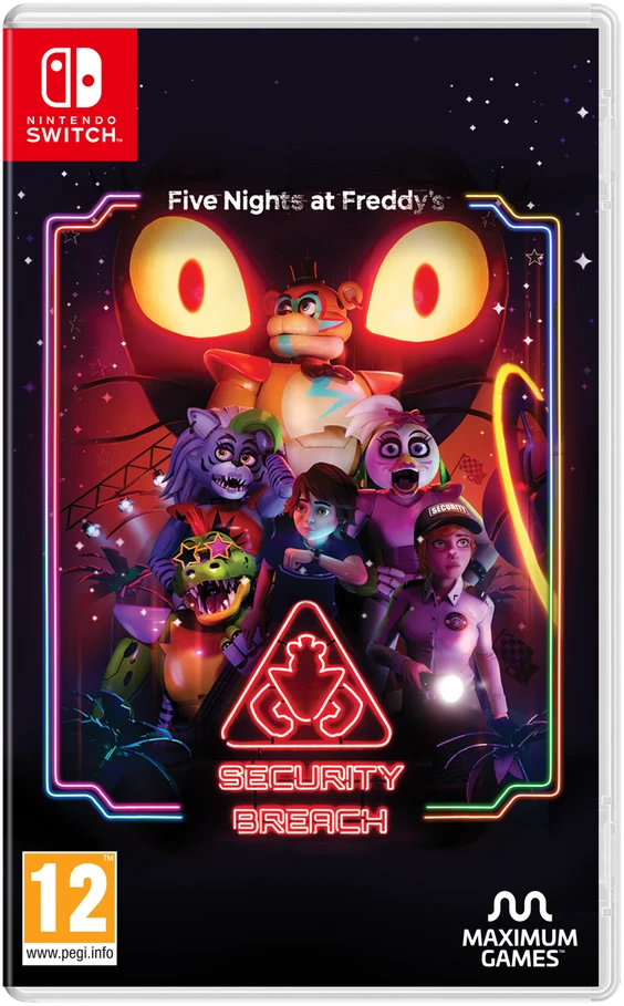 Five „Penkios naktys Freddy's: saugumo pažeidimas“ – „Nintendo Switch“