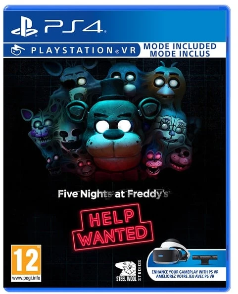 Maksimalus žaidimų skaičius Five Nights at Freddy's: Pagalba ieškoma PS4