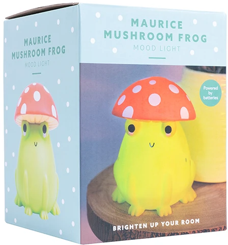 „Fizz Creations“ – nuotaikos šviesa su Maurice grybais ir varle