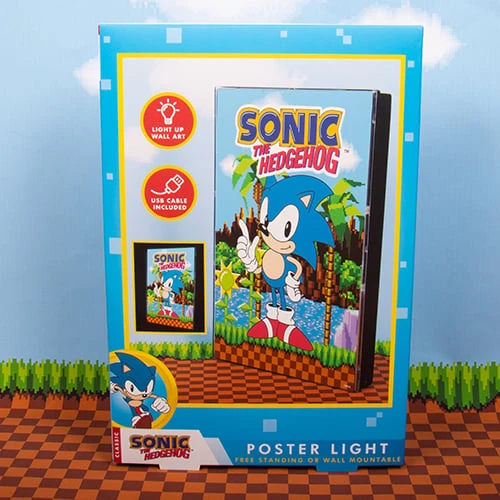 Fizz Creations „Sonic“ plakato šviesa