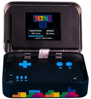 Fizz Creations „Tetris™“ žaidimų automatai skardinėje dėžutėje