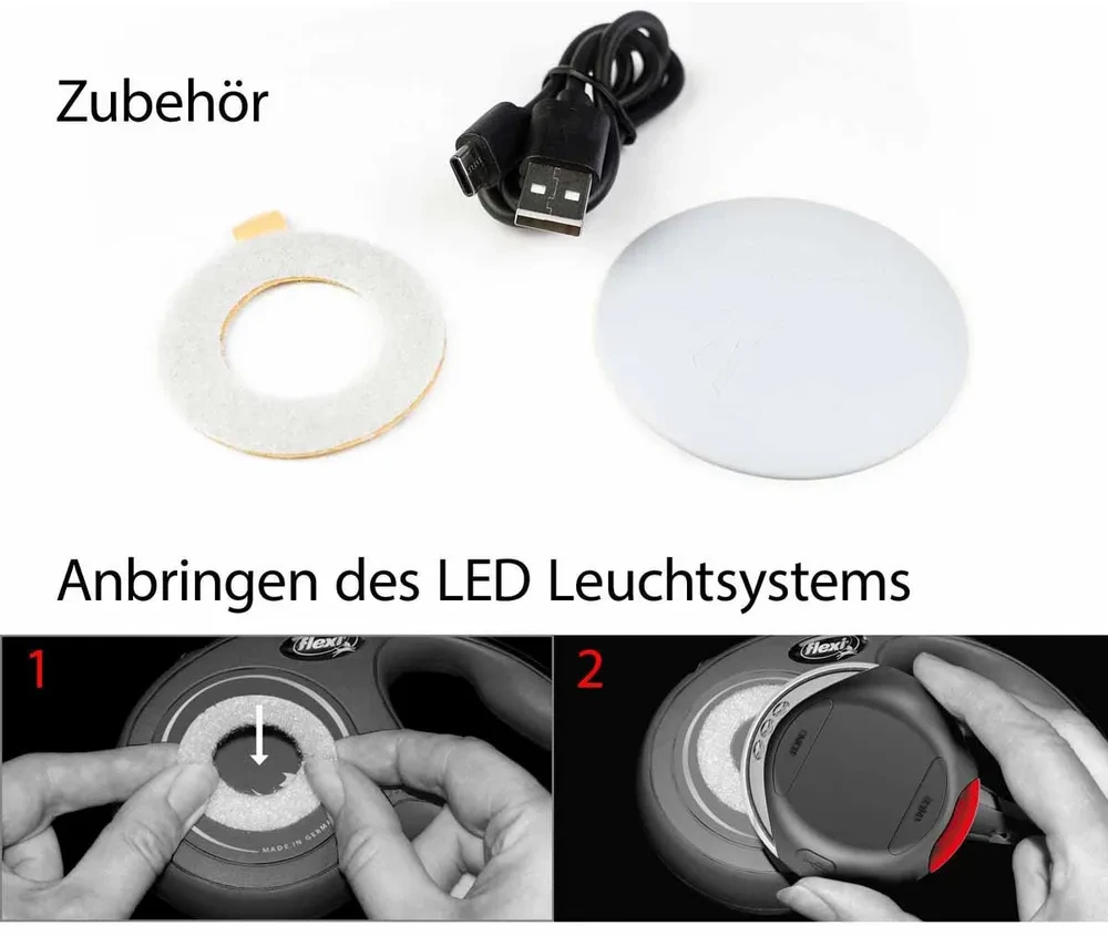 Flexi LED apšvietimas System with battery, pilkas | Flexi