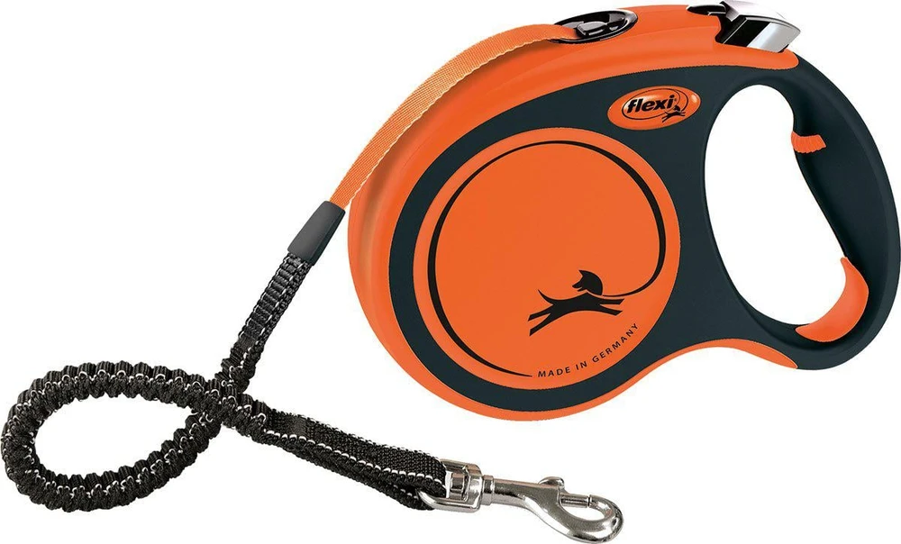 Trixie Flexi Xtreme šunų pavadėlis, L, max 65 kg, 5 m, oranžinis