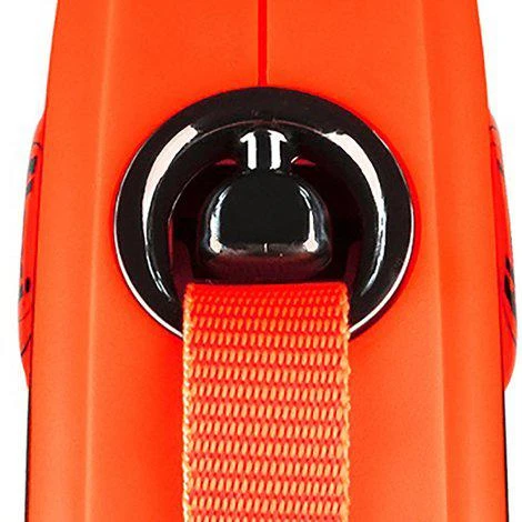 Trixie Flexi Xtreme šunų pavadėlis, XS, iki 15 kg, 3 m, oranžinis