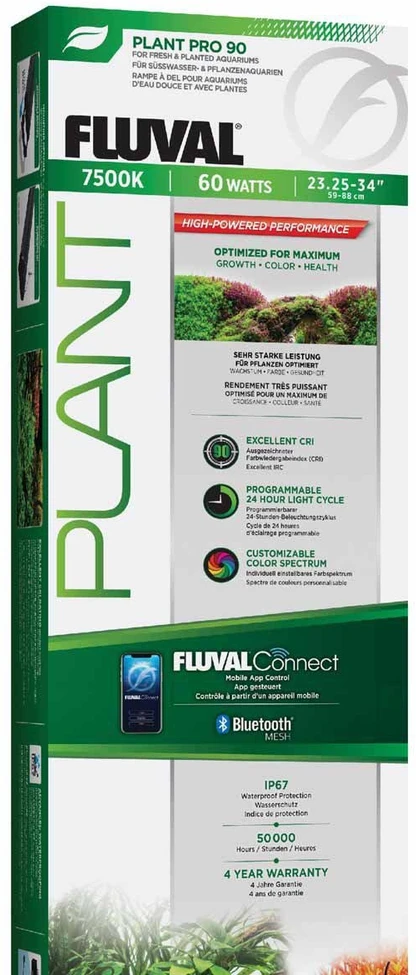 „Fluval“ – „Plant Pro LED 4.0“ – 60 W – 58,9–87,5 cm