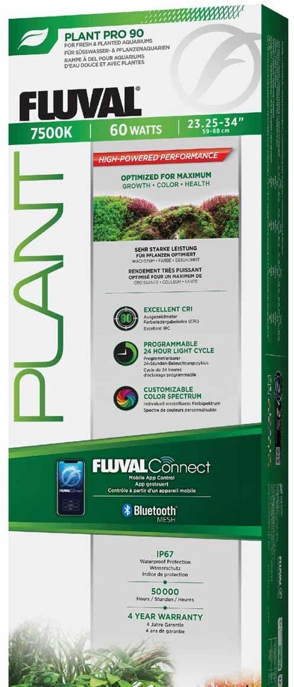 „Fluval“ – „Plant Pro LED 4.0“ – 60 W – 58,9–87,5 cm