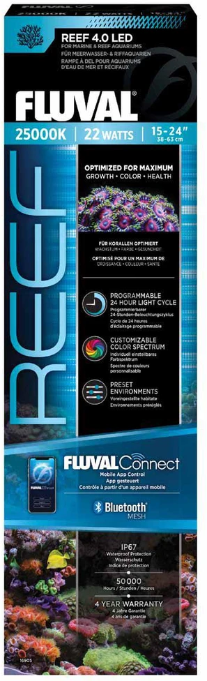 „Fluval“ – „Reef LED 4.0“ – 22 W – 38,4–63 cm