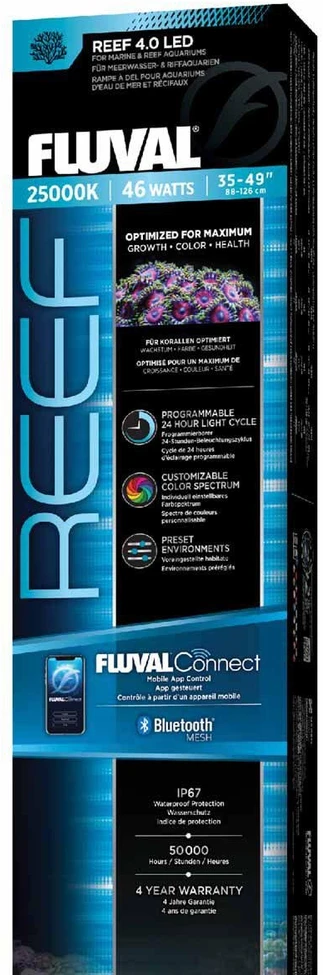 „Fluval“ – „Reef LED 4.0“ – 46 W – 88,2–125,8 cm