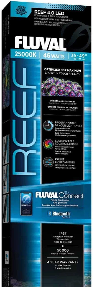 „Fluval“ – „Reef LED 4.0“ – 46 W – 88,2–125,8 cm