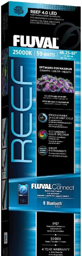 „Fluval“ – „Reef LED 4.0“ – 59 W – 117,5–155,1 cm