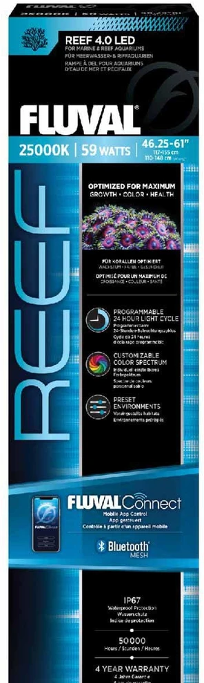 „Fluval“ – „Reef LED 4.0“ – 59 W – 117,5–155,1 cm