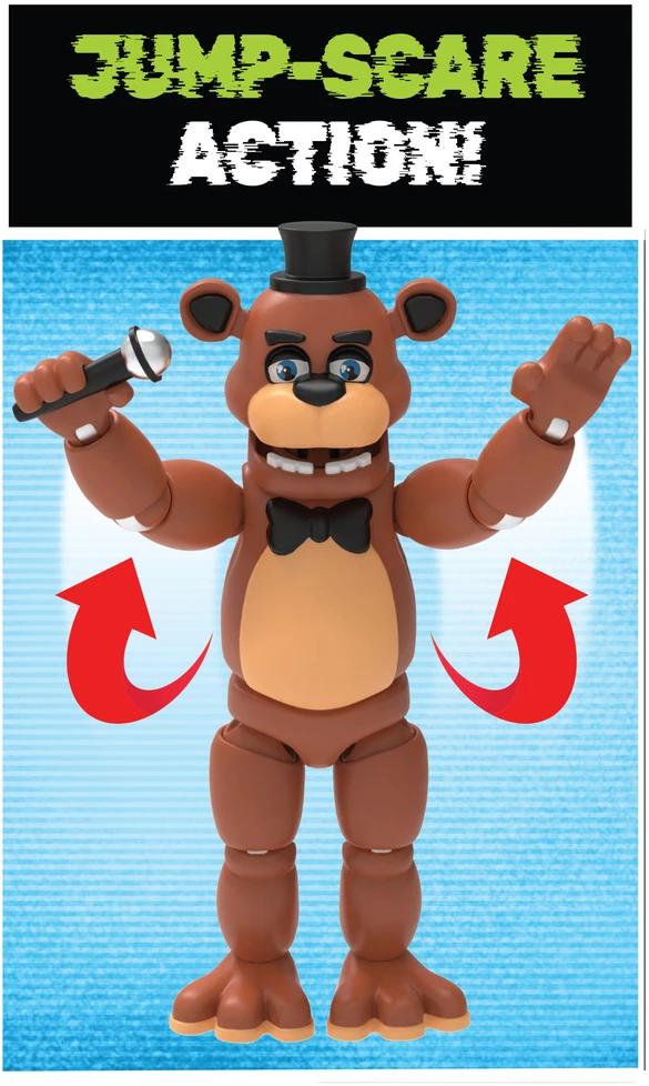 Fnaf „Five Nights at Freddy's“ – pagrindinės figūrėlės, 2 banga, asorti (FNF0001-2)