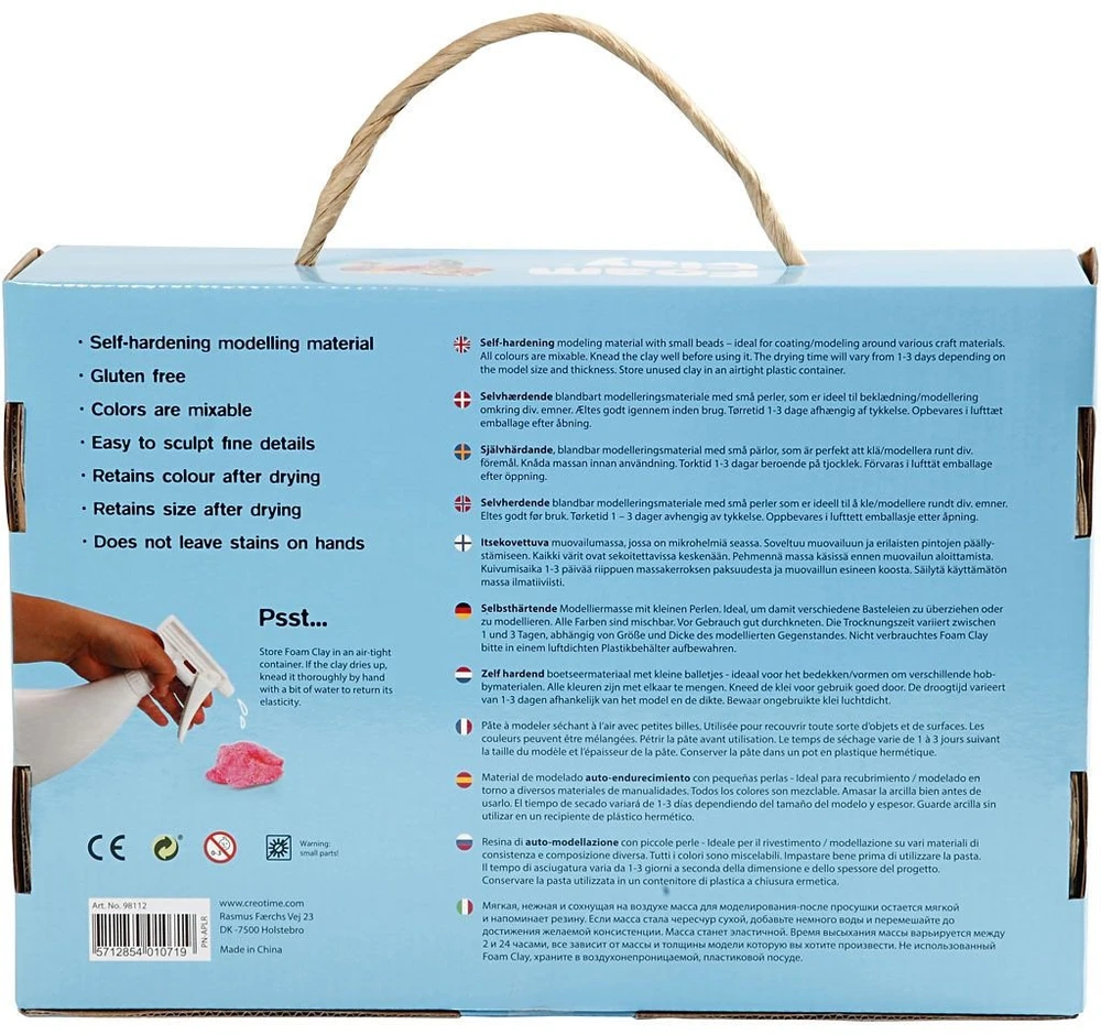 Foam Claycreative Toys Putplasčio molis - dovanų dėžutė (98112)
