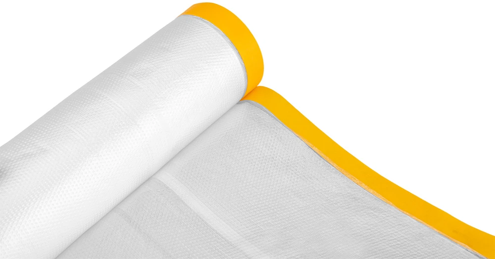Folia 2,7 m x 15 m dažymo folija su 1,5 cm pločio juostele
