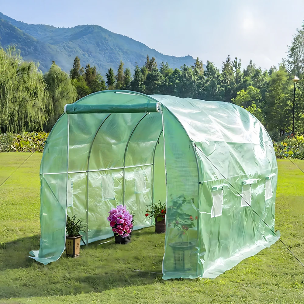 Folia Pakaitinė folijos tunelio šiltnamio palapinė 3x2x2m 6m2