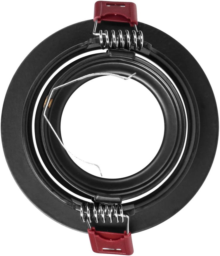 Orno FONDI RC dekoratyvinis prožektoriaus rėmelis, MR16/GU10, maks. 50 W, apvalus, fiksuotas, aliuminio, juodos ir auksinės spalvos