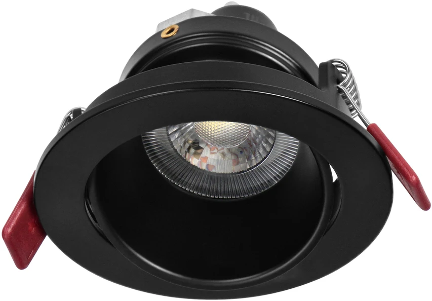 Orno FONDI RC dekoratyvinis prožektoriaus rėmelis, MR16/GU10, maks. 50 W, apvalus, fiksuotas, aliuminis, juodas