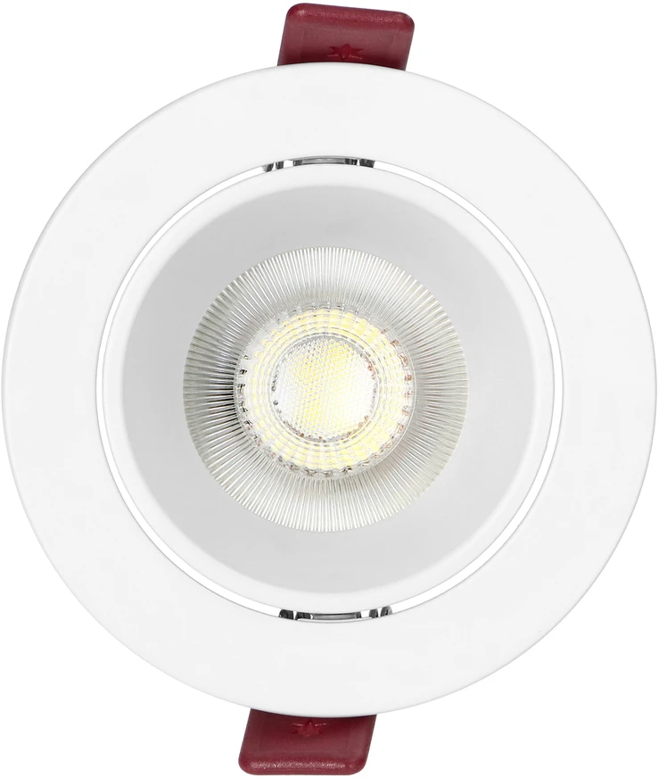 Orno FONDI RC dekoratyvinis prožektoriaus rėmelis, MR16/GU10, maks. 50 W, apvalus, fiksuotas, aliuminis, baltas