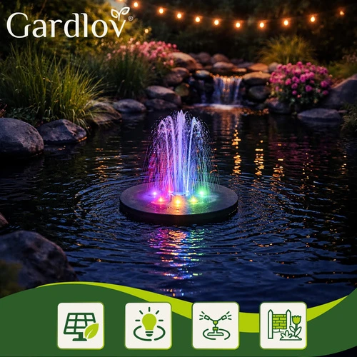 Gardlov 23227 LED saulės sodo fontanas