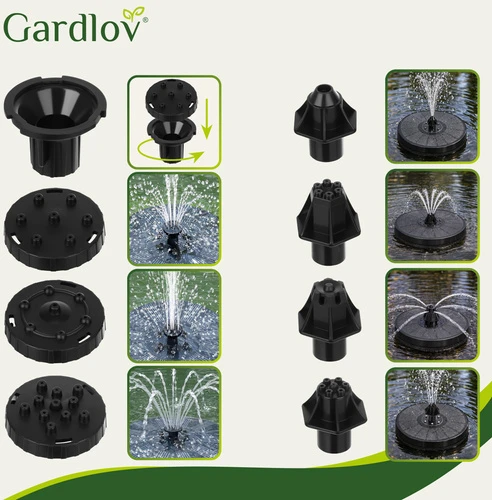Gardlov 23227 LED saulės sodo fontanas
