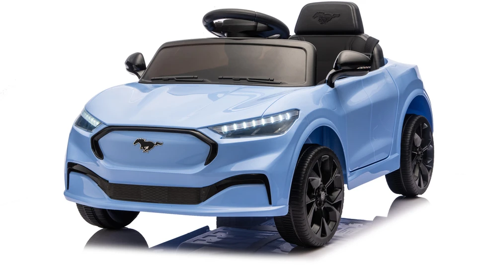 Lean Cars Vaikiškas elektromobilis Ford Mustang Mach-E mėlynas 24V