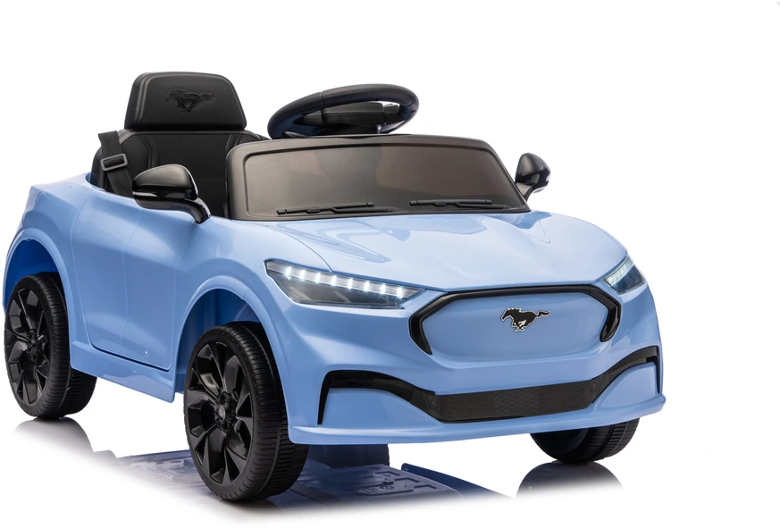Lean Cars Vaikiškas elektromobilis Ford Mustang Mach-E mėlynas 24V