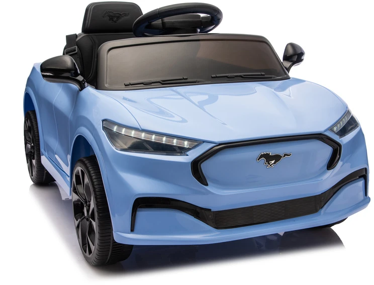 Lean Cars Vaikiškas elektromobilis Ford Mustang Mach-E mėlynas 24V