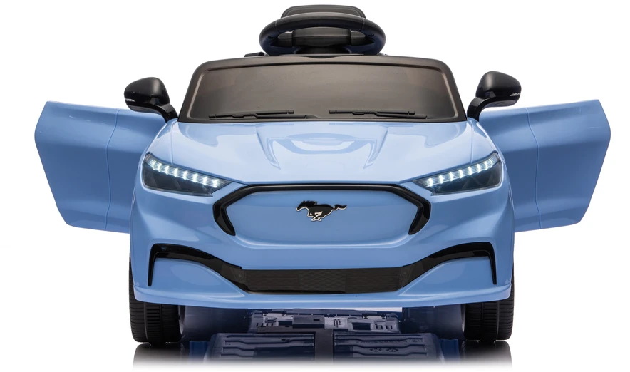 Lean Cars Vaikiškas elektromobilis Ford Mustang Mach-E mėlynas 24V