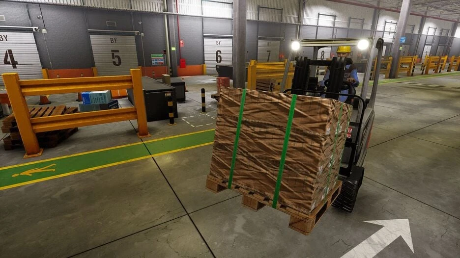 Forklift Šakinio krautuvo simuliatorius (PlayStation 5)