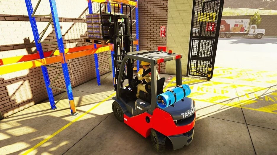 Forklift Šakinio krautuvo simuliatorius (PlayStation 5)