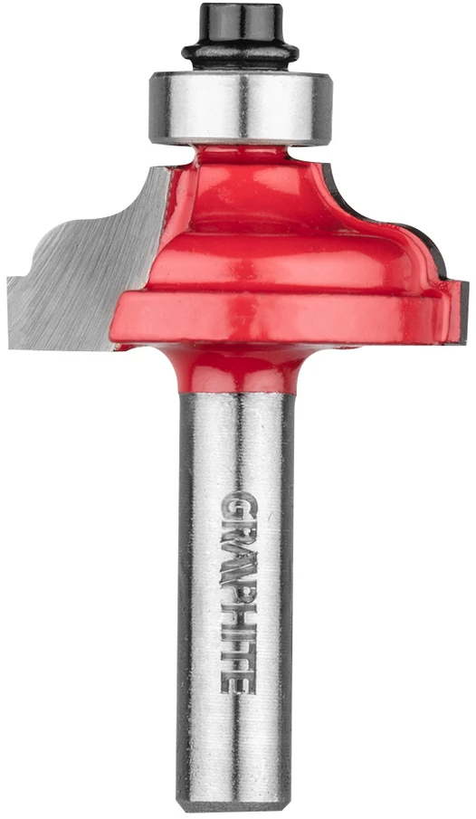 Pečių Freza GRAPHITE 56H228, apvalinimo antgalis, HM, 32x12,9mm, kotas 8mm