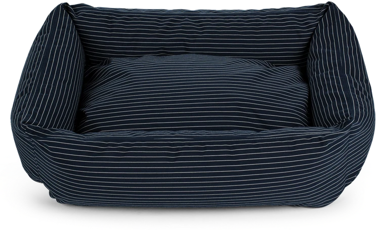 „Fossflakes“ – naminių gyvūnėlių lova „Mini 50x45“ tamsiai mėlyna dryžuota – (PET-BED-050-045-103)