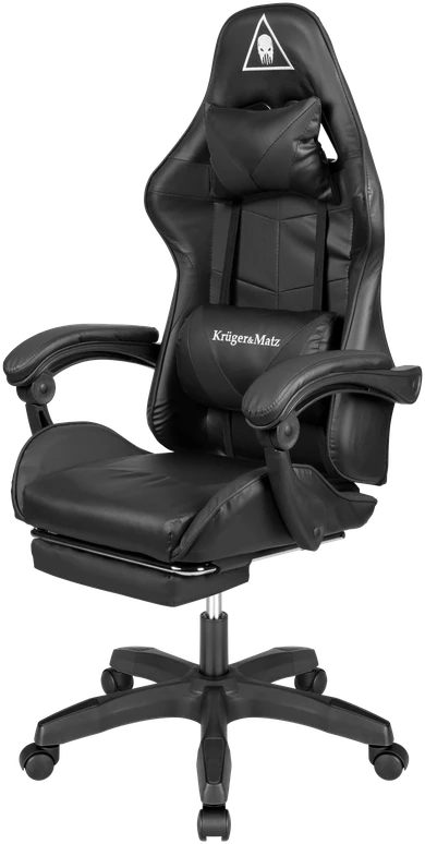 Žaidimų kėdė Kruger & Matz GX-150, Juoda
