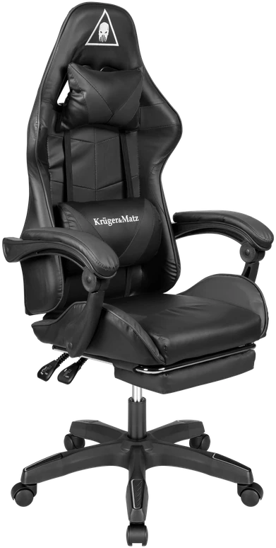 Žaidimų kėdė Kruger & Matz GX-150, Juoda