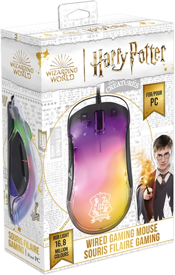 „Freaks And Geeks“ – „Harry Potter“ – su laidu RGB lengva žaidimų pelė