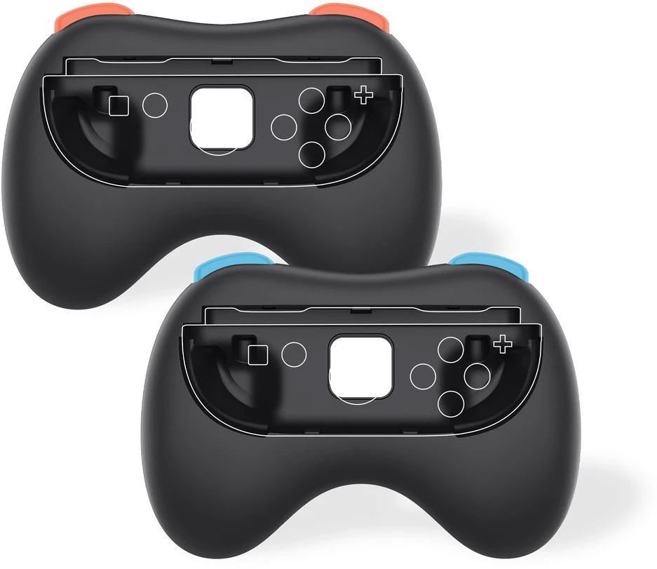 Freaks And Geeks - Pair of Controller Grips for Switch 2 Joy-Cons - Juodas