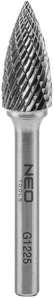 Frez HM metalo pjaustytuvas, G tipo (smaili arka), 12 x 25 mm, kotas 6 x 45 mm