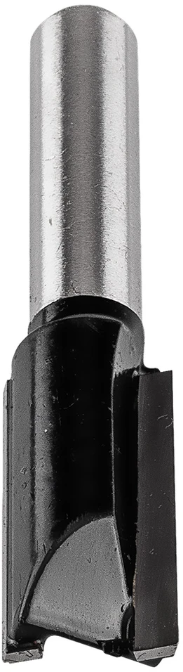 Frez Tiesus medžio pjaustytuvas, dviejų griovelių, kietmetalio, 12 x 25 mm, 8 mm kotas