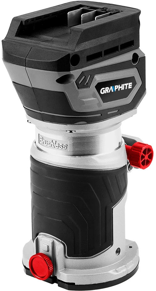 Graphite Frezarka „Energy+“ 18 V bešepetėlinis akumuliatorinis frezavimo staklės