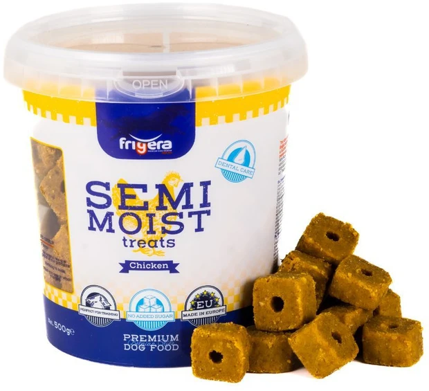 Frigera Šaldiklis - pusiau drėgnas vištienos skanėstas 500g - (402285861244)