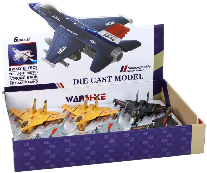 Žaislinio lėktuvo modelis Lean Toys, 1 vnt