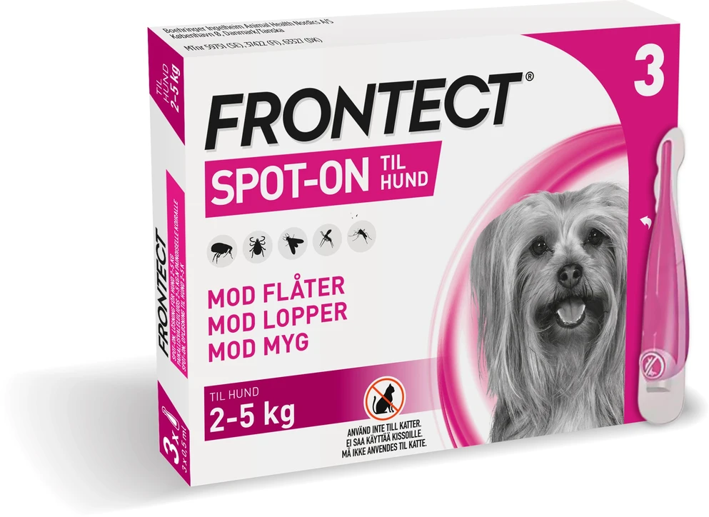Frontect - 3 x 0,5 ml šuniui 2-5kg ​​- (300724)