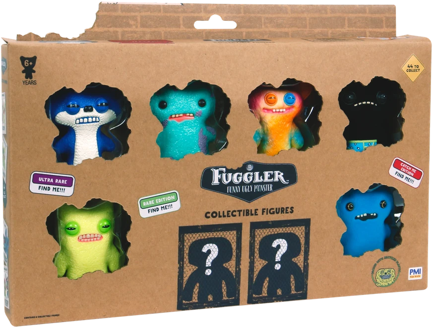 Pmi Kids World „Fuggler Monster“ kolekcinės figūrėlės, prabangios, 8 vnt. rinkinys, asortimentas, FG2070