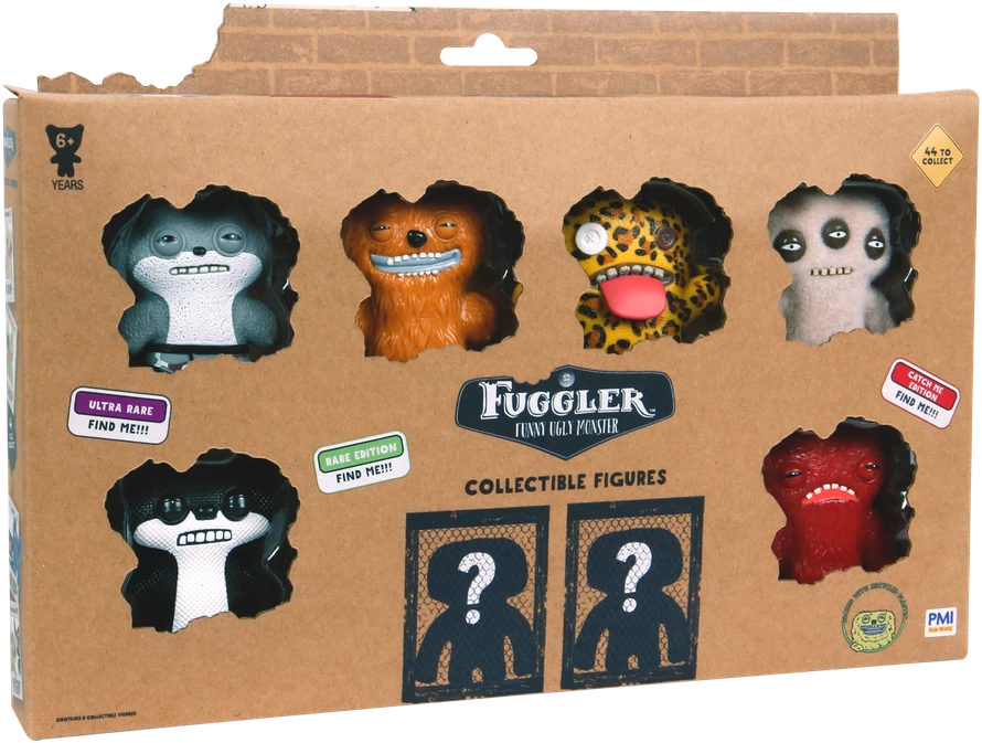 Pmi Kids World „Fuggler Monster“ kolekcinės figūrėlės, prabangios, 8 vnt. rinkinys, asortimentas, FG2070