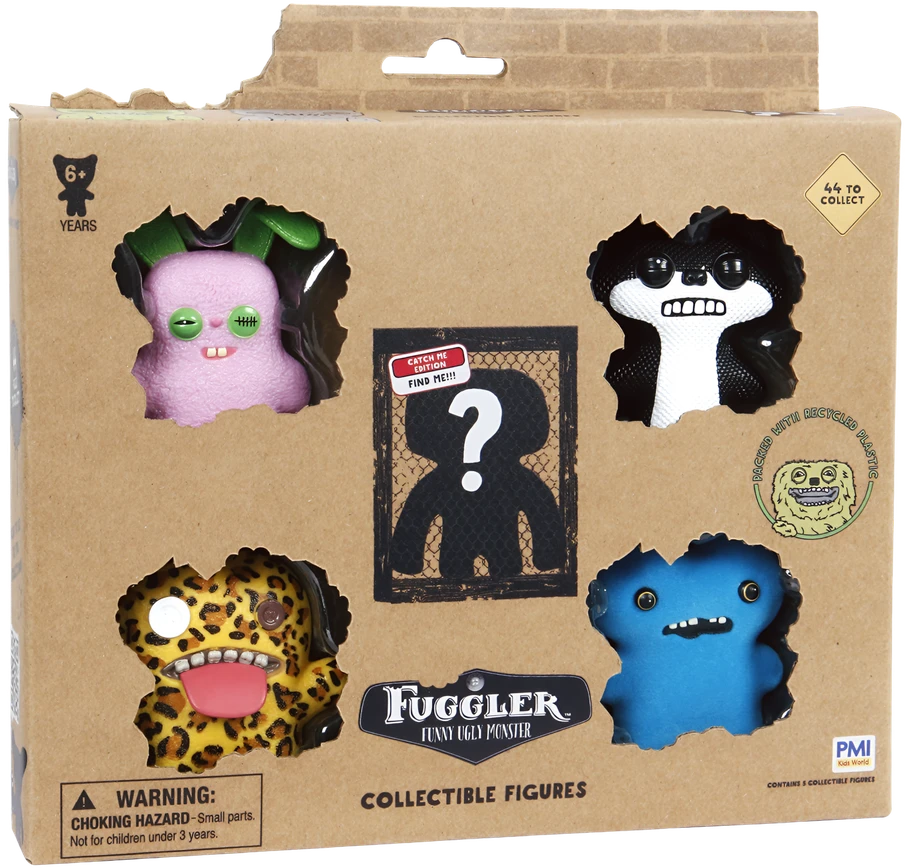 FUGGLER Figūrėlės, 5 vnt., 6 cm