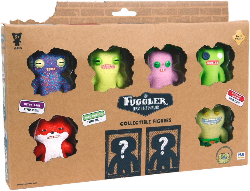 Pmi Kids World „Fuggler Monster“ kolekcinės figūrėlės, prabangios, 8 vnt. rinkinys, asortimentas, FG2070