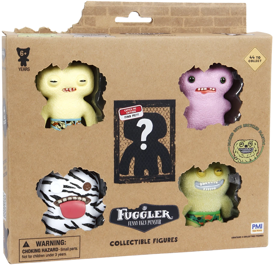 FUGGLER Figūrėlės, 5 vnt., 6 cm