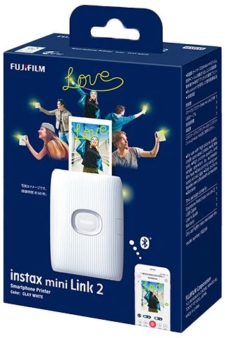 Fujifilm Spausdintuvas instax mini Link 2 CLAY Baltas