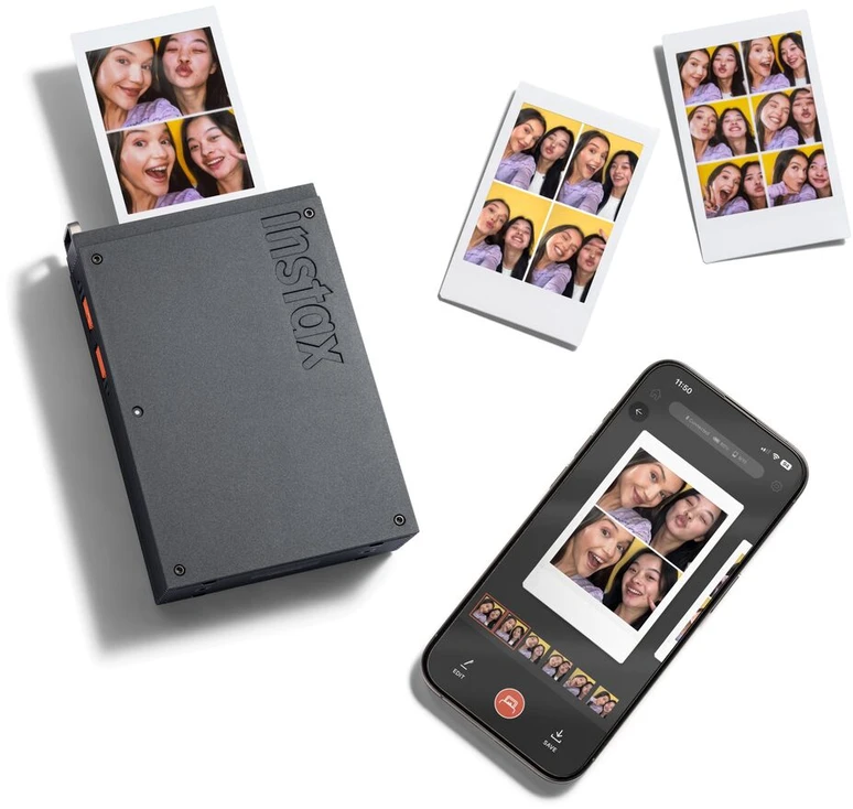 Carruzzo Fujifilm instax mini Link+ nuotraukų spausdintuvas 2.4″ x 1.8″ (6.2×4.6 cm)