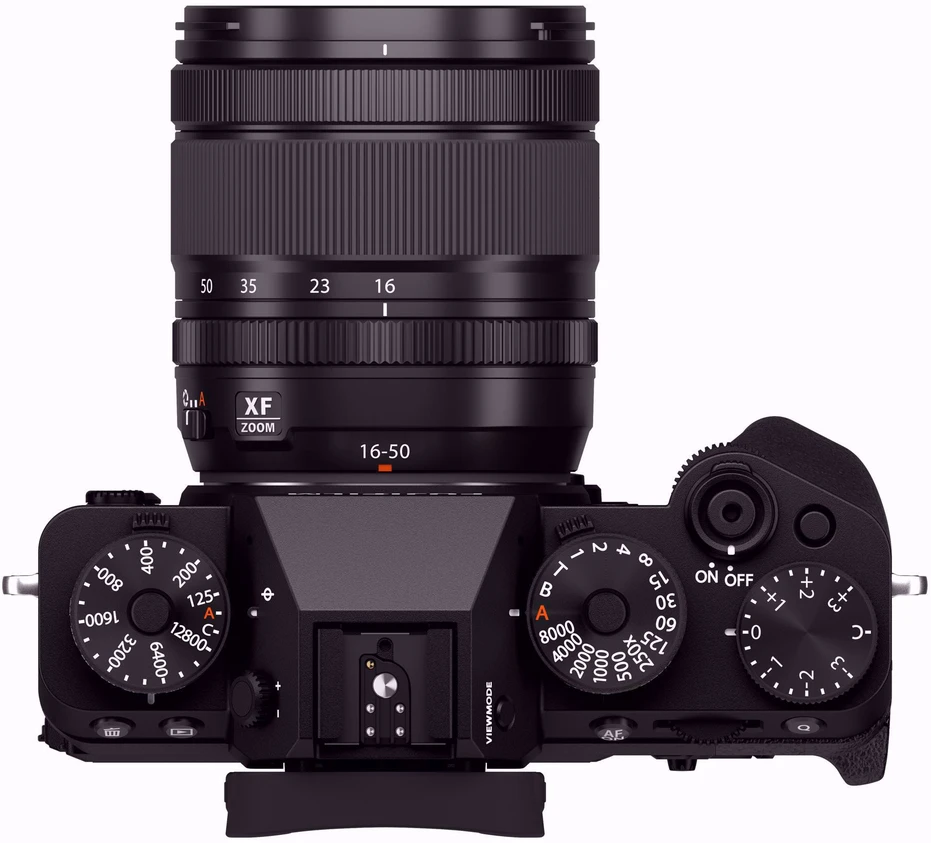 Sisteminis fotoaparatas FUJIFILM X-T5/XF16-50mmF2.8-4.8 R LM WR, Juodas
